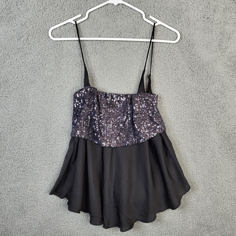 NEW Free people Intimately Turn it on Size L Women's Sequin Tank top